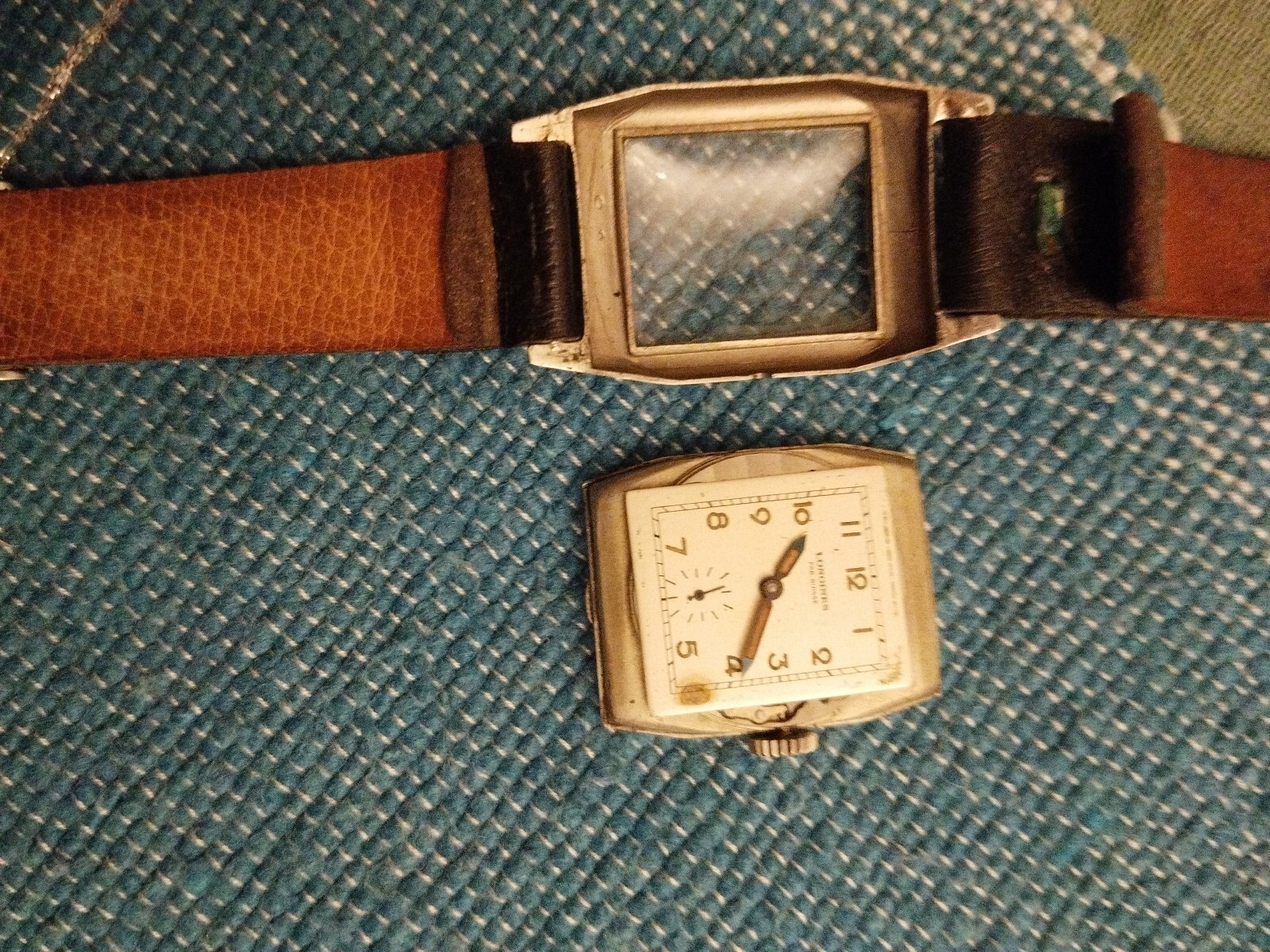 Longines Art Deco Rectangular Mechanical Watch Vi… - image 9