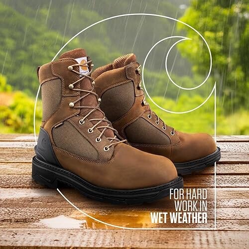 Carhartt HERREN IRONWOOD 8" WP ALLOY TOE WOR MODELL FT8500-M. Größe 13M - Bild 1 von 2
