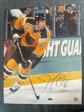 Boston Bruins Joe Thornton Signed Autographed 11x14 Photo COA