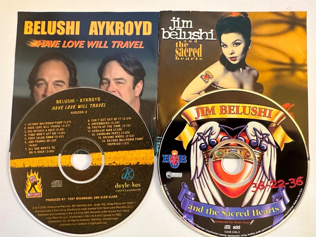BELUSHI / AYKROYD (Lot of 2) CDs Have Love Will Travel BELUSHI / AYKROYD (Lot of 2) CDs Have Love Will Travel