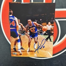 Gerald Wilkins Signed 8x10 Steiner NY KNICKS  Cleveland Cavaliers