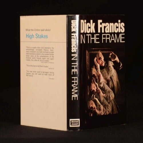 1976 In the Frame Dick Francis Thriller Author's Presentation Copy First Edition - Picture 1 of 5