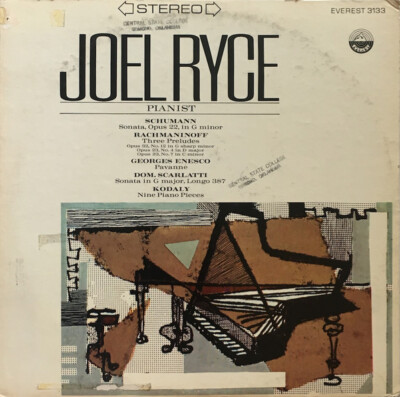 Joel Ryce - Joel Ryce - Pianist (LP)