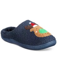 New Family Pajamas Little Kid's Reindeer Closed-Toe Slippers Size 1