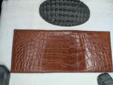 Genuine American Wild Alligator Trifold Wallet Mens Leather Hide Skin Gator NV17