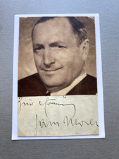 HANS MOSER (†1964) signed vintage Ausschnitt 10x15 Autogramm