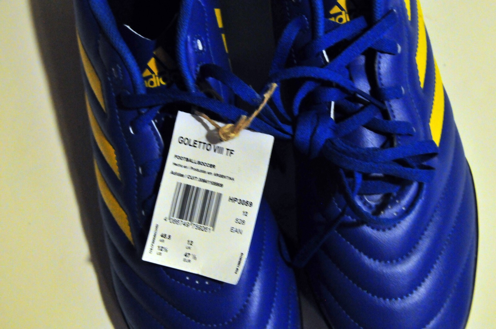 Boca Juniors "Goletto" Soccer Shoes, Blue, Adidas eBay