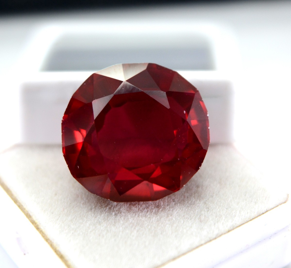 27.10 Ct Certified Natural Burma Astrological Ruby VS Cut
