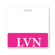 LVN Badge Buddy - Horizontal - ID Card Buddies for Licensed Vocational Nurse