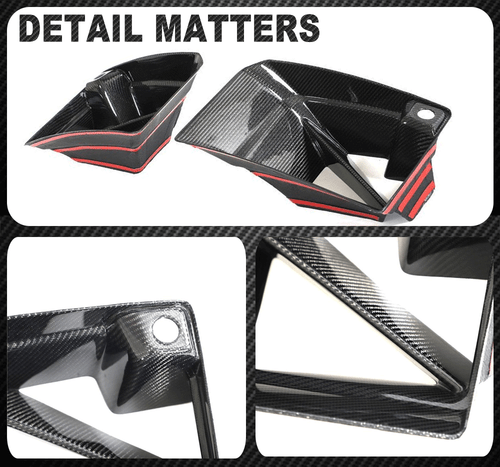 Se adapta a BMW M2 G87 2022-24 CARBON entradas de aire delanteras ventilación parrilla ventilaciones de aire - Imagen 13 de 13