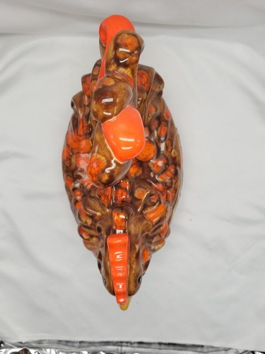 Vintage Studio Pottery Nesting Hen 1978 Centerpiece Grannycore Cottagecore - Picture 17 of 18