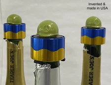 Champagneur - a unique & special stopper for NO MORE FLAT CHAMPAGNE and UKRAINE