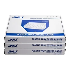 1500Pcs/ 3Boxes JMU Dental Tray Cover Sleeve Durable Plastic 11-5/8"X16" Size E