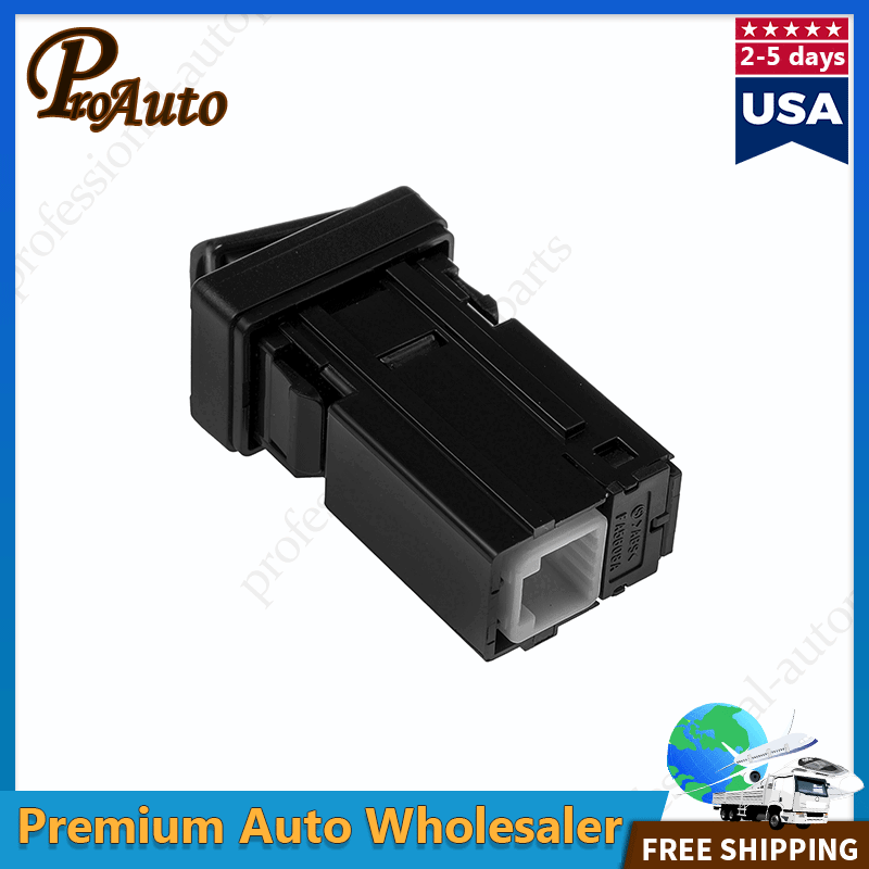 Toyota Auxiliary Audio Input Jack – Plug & Play Replacement For 2007-2014 Corolla, Tundra, Camry, RAV4, Tacoma, Highlander, Sienna (Fits Part #86190-02010)
