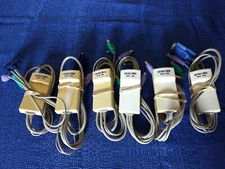 mixed lot of 6 Minicom RICC-PS/2 VGA Network Cable KVM Switch Extender Remotes