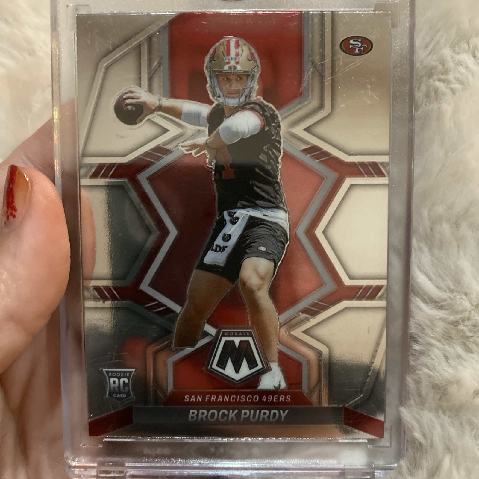 2022 Panini Mosaic - Rookies Silver Prizm #367 Brock Purdy (RC)