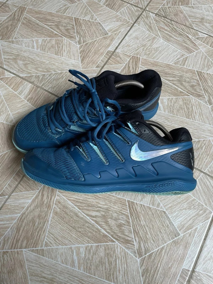 美品　Nike Air Zoom Vapor X RFロゴ入りBlue　27.5 Nike Zoom Vapor X HC Roger Federer RF Tennis Shoes - Men's Size