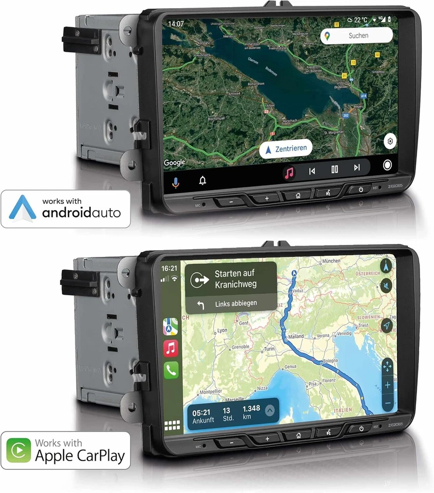 ZENEC Z-E2065 Autoradio Media Receiver kompatibel mit Skoda Yeti 5L (2009–2014) - Bild 2 von 4