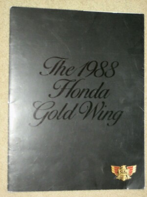 ORIGINAL 1988 HONDA GL1500 GOLD WING SALES BROCHURE