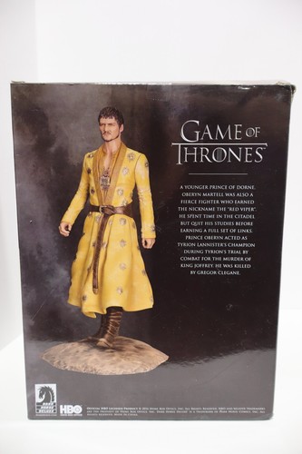 Game Of Thrones Oberyn Martell Dark Horse Deluxe Figure BOX DAMAGE - Picture 4 of 8