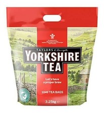Taylors of Harrogate Yorkshire Tea Bags 3.25Kg - 1040 Teabags 0.03 per strip