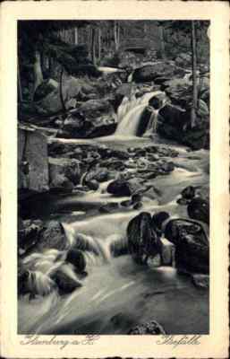 1930 Harz Wasserfall Waterfall River Falls Ilsefälle Fluss Ilse ab Ilsenburg