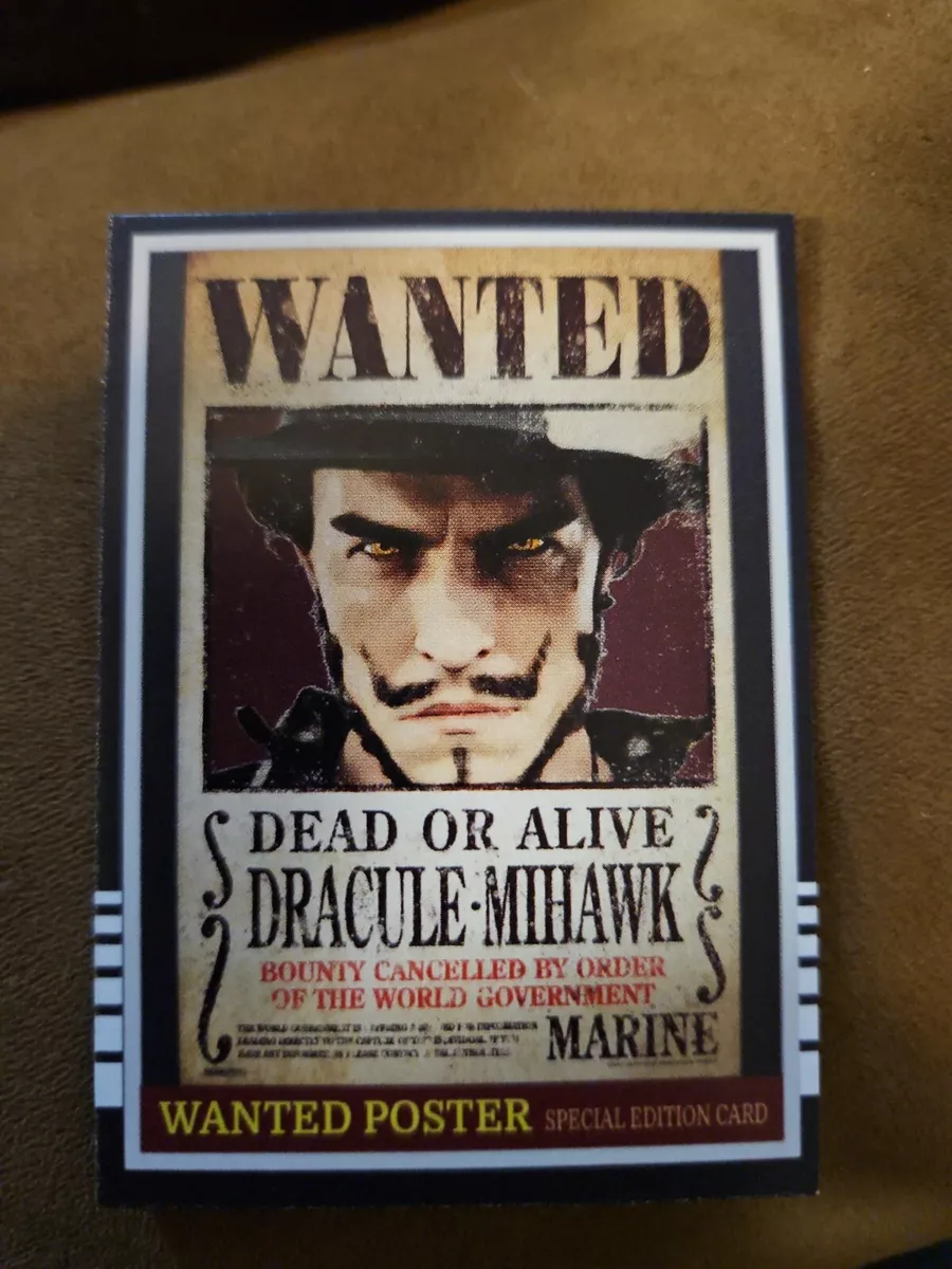 One Piece Live Action Custom Card - Dracule Mihawk