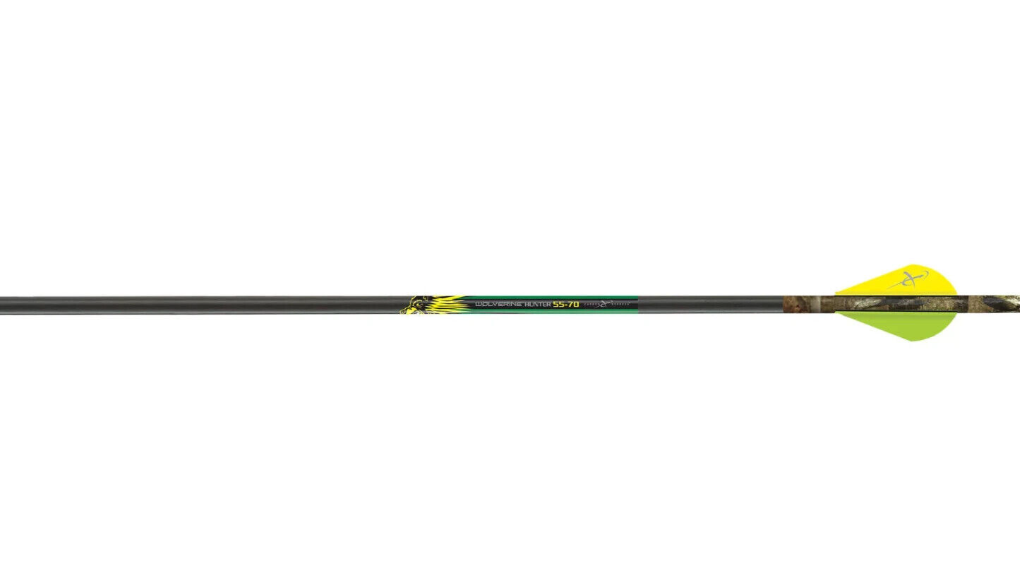 Carbon Archery Arrows 30" Carbon Express® Wolverine Hunter 55/70 3