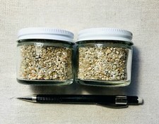 sand - large-grained quartz dune sand from Carmel Bay - set of two 2-ounce jars