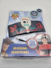 Toy Story 4 Forky Kid-Friendly Headphones with Washable Headband Parental Volume