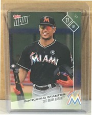 2017 TOPPS NOW ROAD TO OPENING DAY #OD242 GIANCARLO STANTON MARLINS PRINT RUN 54