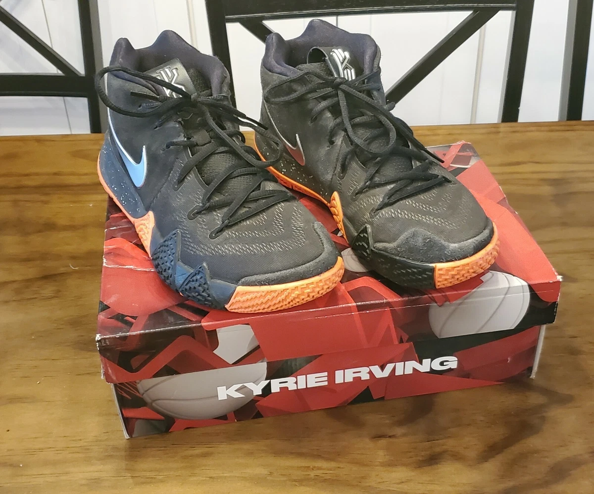 NIKE KYRIE 4 BLACK METALLIC SILVER