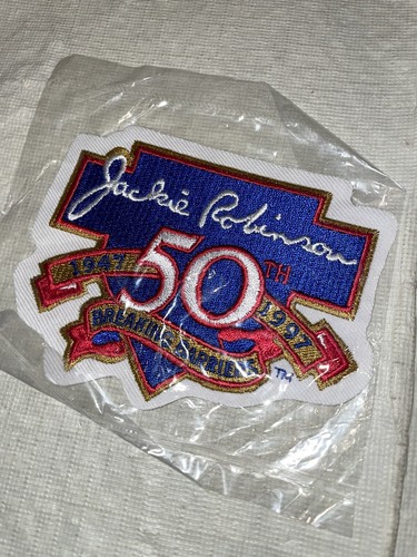 2 New Jackie Robinson 1997 50 American League & 100 Seasons Charter Patch MLB - Picture 3 of 4