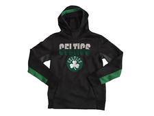 Youth Unisex NBA Boston Celtics Pullover Hoody Black Sz M 10-12