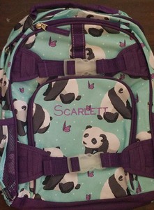 pottery barn panda backpack