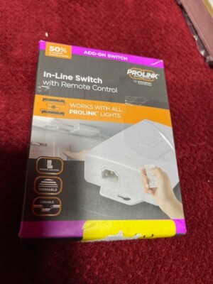 ProLink Add-on In-Line Switch with Remote Control 54882, White