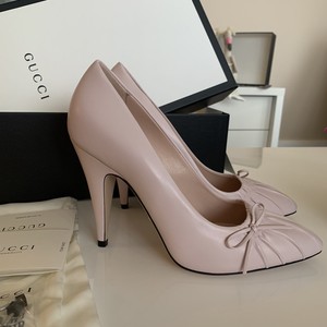 powder pink high heels