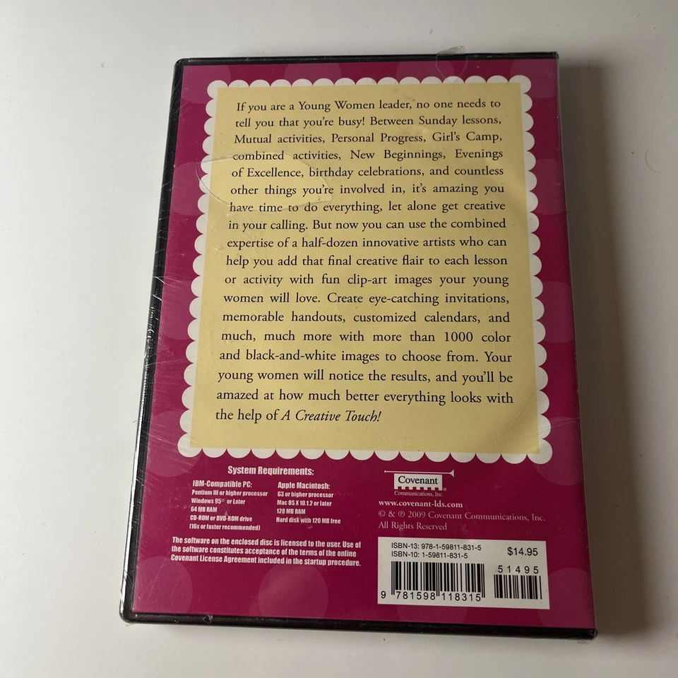 A Creative Touch - 1000 Clip Art Images For Young Women Leaders PC Mac CDROM NEW - Image 2 of 2