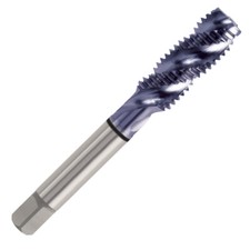 M8x1 D5 3 Spiral Flute Modifed Bottoming HSS-EX Multi-Purpose Combo Tap TiCN