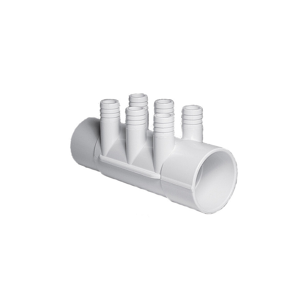 Waterway 6727150 2 in. x 3/4 6 PVC Outlet Barb Manifold Slip Spigot