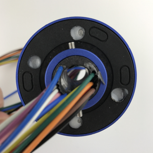 Slip Ring 6 Circuit/10A for Wind Power Generator Through Hole Dia.12.7mm - Picture 8 of 9