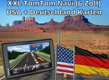 Mega großes 6 Zoll TomTom Navi USA Karten  alle Staaten  perfekt für USA Urlaub