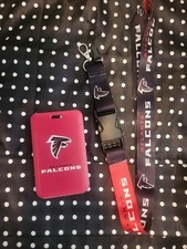 Llavero y soporte de identificación Atlanta Falcons NFL Lanyard