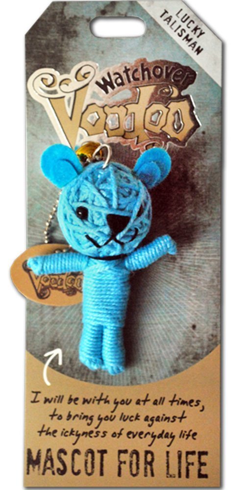 Watchover Voodoo Baller Keychain - 3 Inch Handcrafted Good Luck Charm Doll