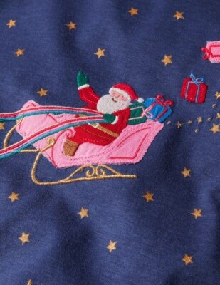 mini boden santa dress Mini Boden Festive Dress Santa Reindeer Christmas Holiday NWT New 3-4