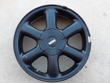2007-2014 MINI COOPER ALLOY RIM  5 1/2 JX 15 H2 6 SPOKE  BLACK OEM # 6 769 406