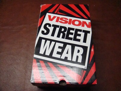 【80s】VISION スケートウェア　ヴィンテージ VISION STREET WEAR Hi Tops Red 6 UK / 7 USA '80s Old School
