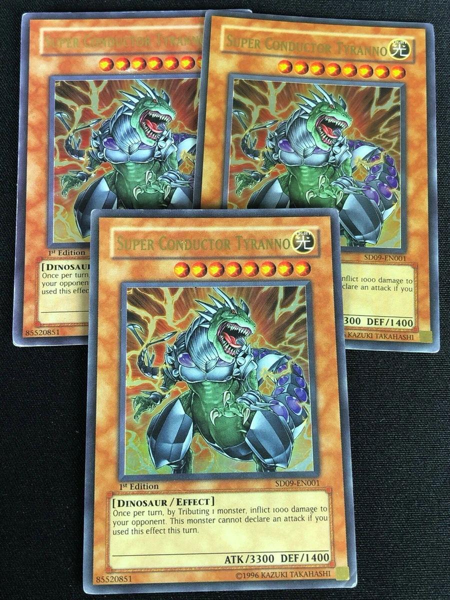 Super Conductor Tyranno SD09-EN001 Structure Deck: Dinosaur's Rage
