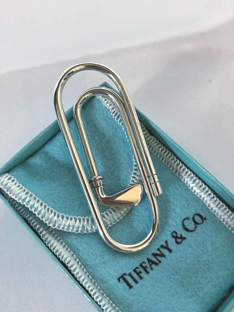 Authentic Tiffany & Co. 1837 Money Clip Golf Club Bill Cash Holder