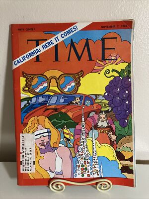 Time Magazine November 7 1969 California Here it Comes VERY RARE 7U